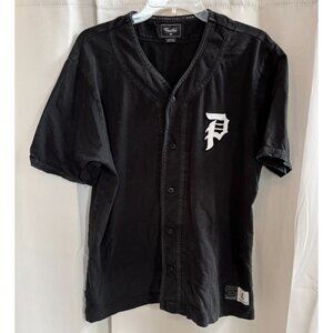 Primitive Skater Mens Jersey Large Black Y2K‎ 90s Grunge Streetwear Tokyo 17833